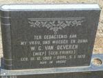OEVEREN W.G., van nee FRINKS 1909-1979