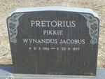 PRETORIUS Wynandus Jacobus 1916-1977