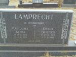 LAMPRECHT Daniel Burger 1924-1990 & Margaret Alida 1928-1975