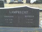LAMPRECHT Ferdinand 1917-1975 & Estelle 1922-2006