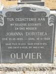 OLIVIER Johanna Dorothea 1895-1959