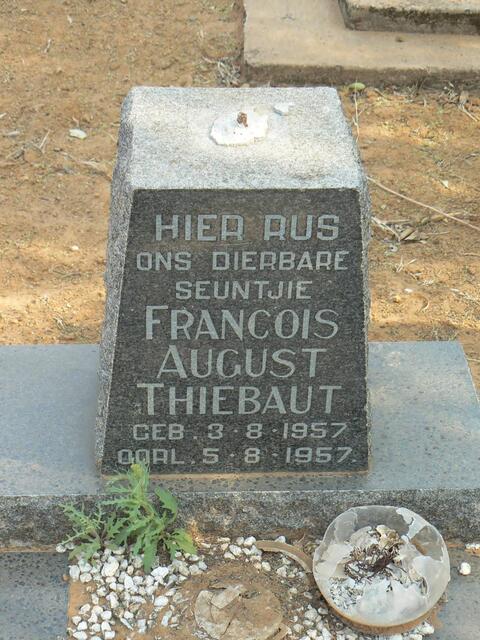 THIEBAUT Francois August 1957-1957