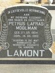LAMONT Petrus Lafras Moolman 1904-1993