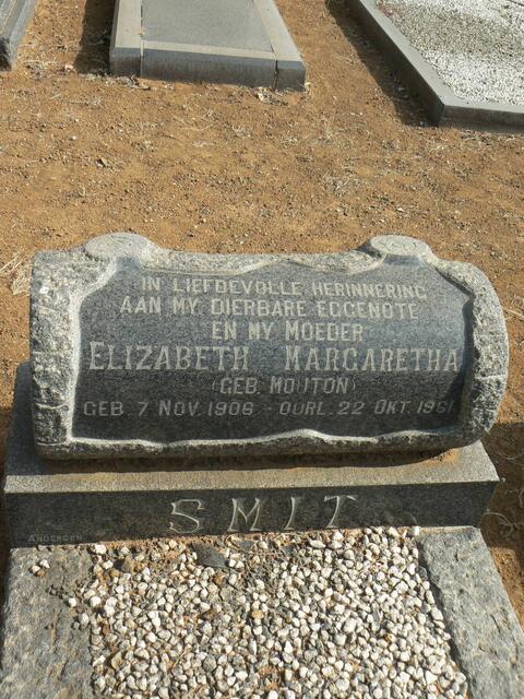 SMIT Elizabeth Margaretha geb MOUTON 1906-1961