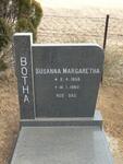 BOTHA Susanna Margaretha 1956-1983