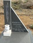 JOUBERT Mauritius Johannes 1951-1993