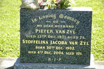 ZYL Pieter, van -1971 & Stoffelina Jacoba 1902-2004