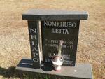 NHLAPO Nomkhubo Letta 1927-2001