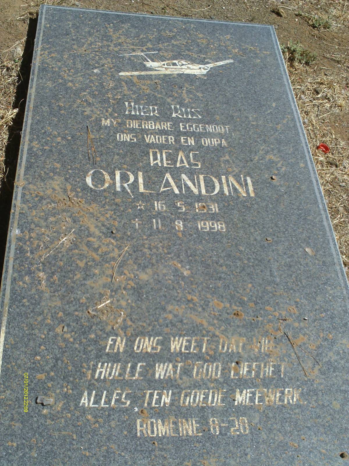 ORLANDINI Reas 1931-1998