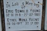 YOUNG Eric Oswald 1918-1988 & Ethel Mona 1917-1991