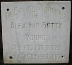 YOUNG Alex 1923-1976 & Betty 1926-1993