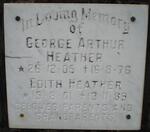 HEATHER George Arthur 1905-1976 & Edith 1901-1989