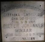 THEUNISSEN Pieter Johannes Minaar 1937-1987 & Caterina Zachryda 1921-1985