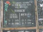 TOMICH Errol 1958-1980 :: TOMICH Richard 1964-1995