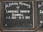 SCANNELL Lawrence Andrew 1929-1993