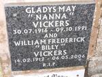VICKERS William Frederick 1912-2006 - Gladys May 1916-1991