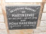ERWEE Martin 1919-1990 & Mona Marie 1913-2007