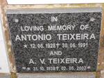 TEIXEIRA Antonio 1928-1991 & A.V. 1938-2002
