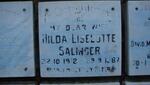 SALINGER Hilda Liselotte 1912-1987