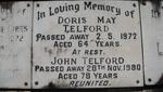 TELFORD John -1980 & Doris May -1972
