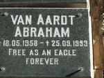 AARDT Abraham, van 1958-1993