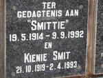 SMIT Smittie 1914-1992 & Kienie 1919-1993