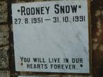 SNOW Rodney 1951-1991
