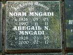 MNGADI Noah 1926-1997 & Abegail N. 1928-2000