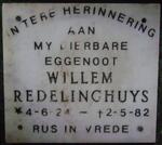 REDELINGHUYS Willem 1924-1982