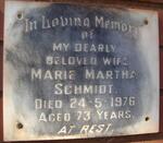 SCHMIDT Marie Martha -1976