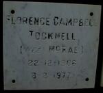 TOCKNELL Florence Campbell nee McRAE 1906-1977