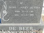 BEER Hope Mary Alvira, de 1911-1988