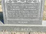 BEER Mathys A.Z.J., de 1901-1964 & Regina D. Buys DE BEER 1934-1989