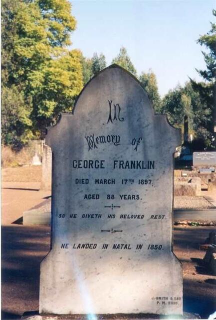 FRANKLIN George -1897