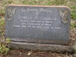 McCALMAN Donald -1958