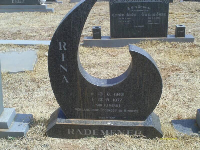 RADEMEYER Rina 1942-1977