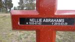 ABRAHAMS Nellie 1935-2010