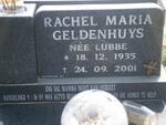 GELDENHUYS Rachel Maria 1935-2001