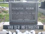WESTHUIZEN Hendrik Adam, van der 1908-1993