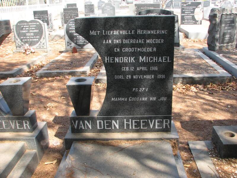 HEEVER Hendrik Michael, van den 1916-1991