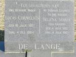 LANGE Lucas Cornelius, de 1897-1984 & Helena Maria KRUGER 1901-1962
