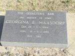 MAASDORP Georgina E. 1884-1959