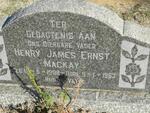 MACKAY Henry James Ernst 1908-1963