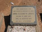 JOOSTE Anna Elizabeth nee NEL 1908-1969