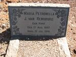 RENSBURG Maria Petronella, J. van 1887-1974