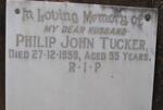 TUCKER Philip John -1958