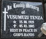 TENZA Vusumuzi 1929-2005
