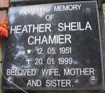CHAMIER Heather Sheila 1951-1999
