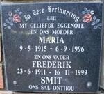 SMIT Frederik 1911-1999 & Maria 1915-1996