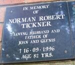 TICKNER Norman Robert -1996